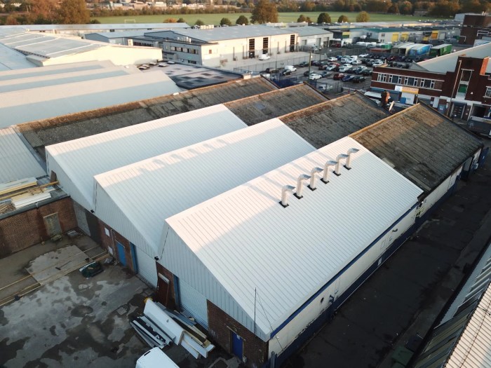 Industrial roofing services uk